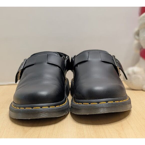 Dr. Martens Jorge II Brando Black Leather Slingback Mules UK 6 Unisex NWOT - Picture 6 of 14